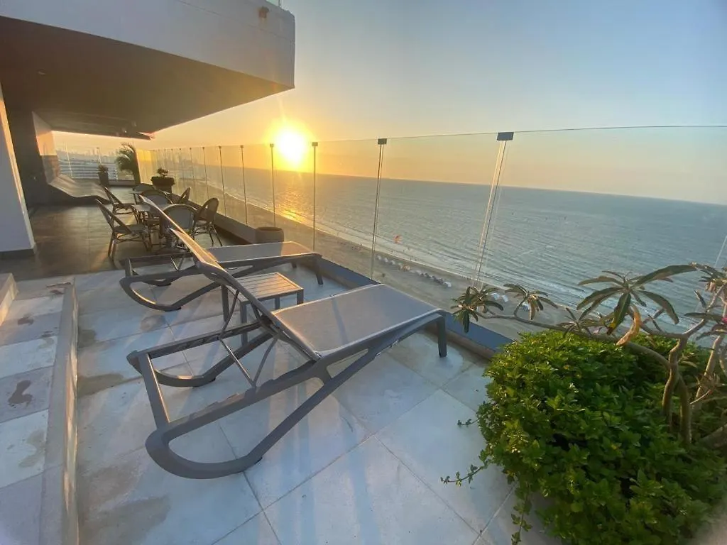 Zona Morros Cartagena Apto 2 Hab Con Jacuzzi Y Terraza Bbq, Wifi Y Frente A La Playa Apartment Colombia